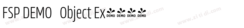 FSP DEMO   Object Ex字体转换